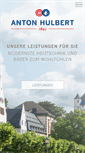 Mobile Screenshot of anton-hulbert.de